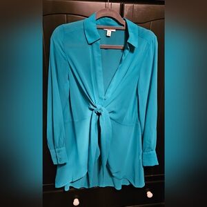 Bar III Teal Geeen Blouse